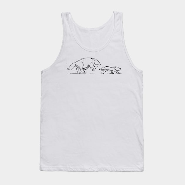 Life is Strange Wolves Choice Logo (Black) Tank Top by senaeksi